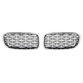 Nerki Diamond Silver (Obwódka Chrom) BMW 3 Series F30/F31 2012-2019 zdjęcia 2