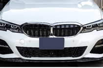BMW 3 Series G20/G21 2018- Nerki M-Look V2 (2018-2022, Czarny Połysk z Chromowaną Ramką) zdjęcia 1
