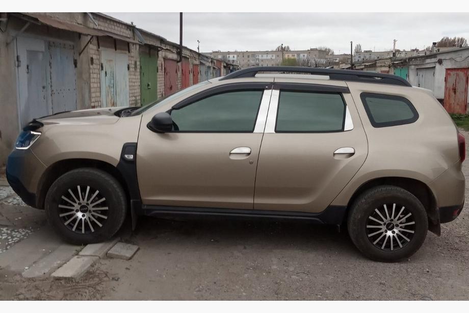 Renault Duster 2008–2017 Listwy Słupków Drzwi ze Stali Nierdzewnej (6 szt.) Image
