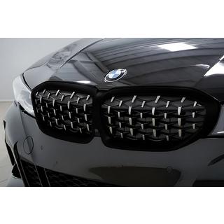 Nerki Diamond Silver (2018-2022, czarna ramka) BMW 3 Series G20/G21 2018- zdjęcia 1