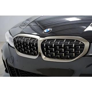 Nerki Diamond Silver (2018-2022, ramka matowy chrom) BMW 3 Series G20/G21 2018- zdjęcia 3