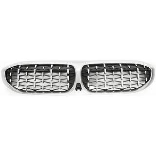 Nerki Diamond Silver (2018-2022, ramka matowy chrom) BMW 3 Series G20/G21 2018- zdjęcia 2