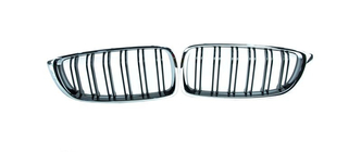 BMW 4 Series F32/F33/F36 2012-2020 Nerki M-Look (Czarny Połysk z Chromowaną Ramką) zdjęcia 2