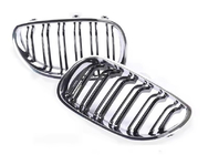 BMW 5 Series E60/E61 2003-2010 Nerki M-Look (Czarny Połysk z Chromowaną Ramką) zdjęcia 2