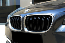 BMW 5 Series F10/F11 2010–2016 Nerki M-Look (Czarny Połysk z Chromowaną Ramką) zdjęcia 1