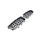 BMW 5 Series F10/F11 2010–2016 Nerki Diamond Black z chromowaną ramką zdjęcia 3