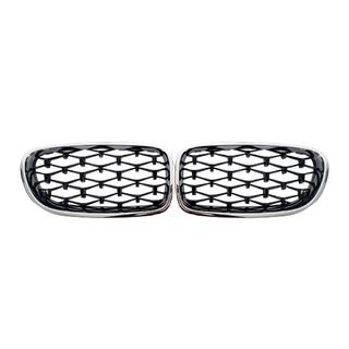 Nerki Diamond Black z chromowaną ramką BMW 5 Series F10/F11 2010–2016 zdjęcia 2