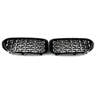 Nerki Diamond Silver V1 (2017-2020, czarna ramka) BMW Seria 5 G30/G31 2017–2023 zdjęcia 4