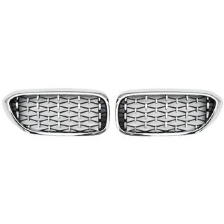 Wloty powietrza Diamond Silver V1 (2017-2020, chromowana ramka) BMW Seria 5 G30/G31 2017–2023 zdjęcia 2