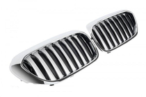BMW Seria 5 G30/G31 2017–2023 Nerki 1 Listwa (2017-2020, Czarny Połysk z Chromowaną Ramką) zdjęcia 2
