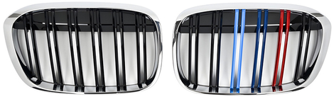 BMW X1 F48 2015-2022 Nerki M-Look (2015-2019, M-Color z chromowaną ramką) zdjęcia 2