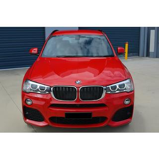 Nerki M-Look (2014-2018, Czarny Połysk z Chromowaną Ramką) BMW X3 F25 2011-2018 zdjęcia 1