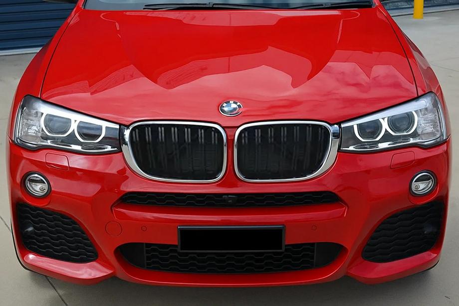 BMW X4 F26 2014-2018 Nerki M-Look (Czarny Połysk z Chromowaną Ramką) Image
