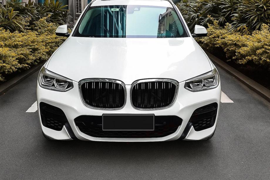 BMW X3 G01 2018- Nerki M-Look (2018-2021, Czarny Połysk z Chromowaną Ramką) Image