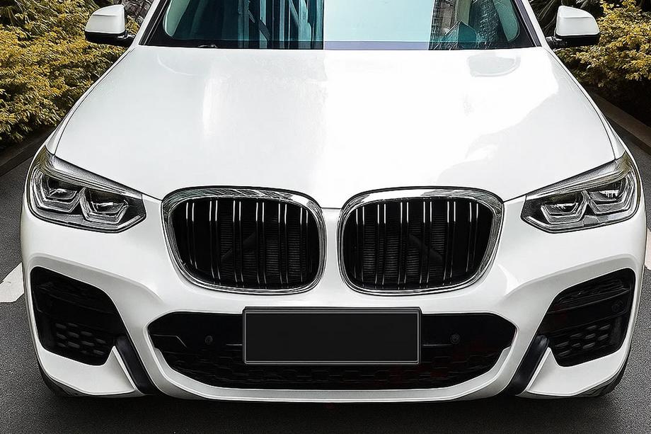 BMW X4 G02 2018- Nerki M-Look (2018-2021, Czarny Połysk z Chromowaną Ramką) Image
