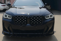BMW X3 G01 2018- Nerki Diamond Silver (2021+, czarna ramka) zdjęcia 1
