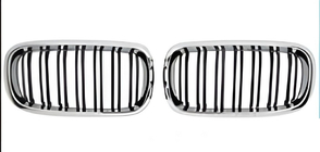 BMW X5 F15 2013-2018 Nerki M-Look (Czarny Połysk z Chromowaną Ramką) zdjęcia 2