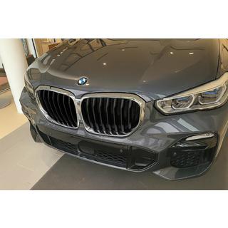 Nerki 1 Listwa (2019-2022, Czarny Połysk z Chromowaną Ramką) BMW X5 G05 2019–2026 zdjęcia 1