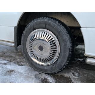 Kołpaki ze stali nierdzewnej Gwiazda (1-pierścieniowe, kpl. 4 szt.) Volkswagen Crafter 2006-2016 zdjęcia 4