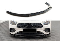 Mercedes E-class W213 2016-2023 Przedni splitter DPT (do AMG-Line, 2020-2023, czarny połysk) zdjęcia 1