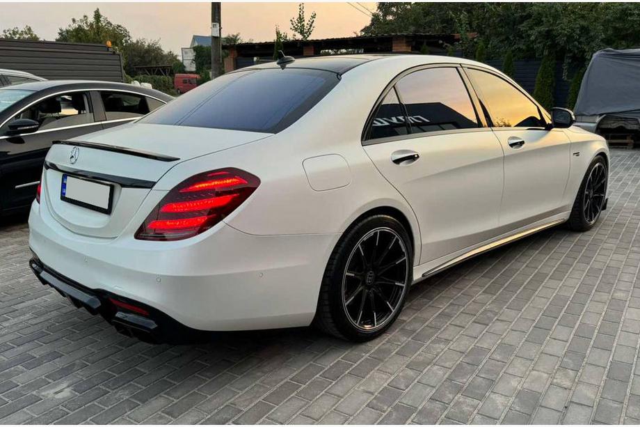 Mercedes S-class W222 2013-2022 Dyfuzor tylny BRB (do lakierowania, 2018+) Image