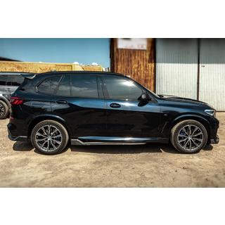 Nakładki progowe Carbon V3 (Prawdziwy karbon) BMW X5 G05 2019–2026 zdjęcia 4