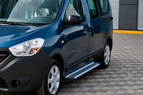 Dacia Dokker 2013-2022 Progi boczne typ X5 (2 szt., aluminium) zdjęcia 1