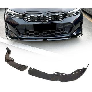 Przedni splitter DPT V-2 (do 2022+, M Technic, Czarny Połysk) BMW 3 Series G20/G21 2018- zdjęcia 1
