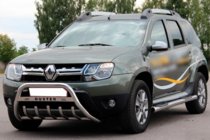 Dacia Duster 2008-2018 Rury boczne z wstawkami (2 szt., stal nierdzewna) zdjęcia 2