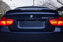 BMW 3 Series E90/E91 2005-2011 Spoiler PSM-Style (do E90, Czarny Połysk) zdjęcia 2