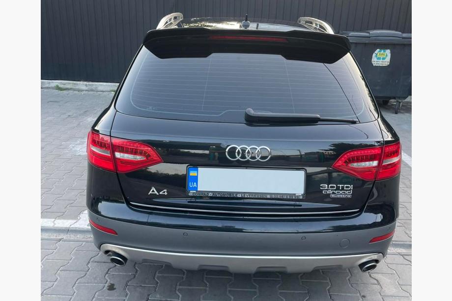 Audi A4 B8 2007-2015 Spoiler DPT V2 (Avant, czarny połysk) Image