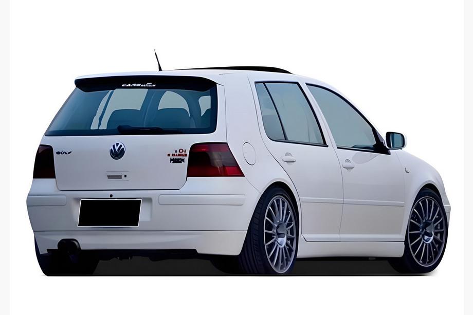Volkswagen Golf 4 1997-2006 Dyfuzor tylny DPT (czarny matowy) Image