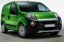 Citroen Nemo 2007-2017 Nakładki na światła przeciwmgielne górny model (2 szt., stal nierdzewna) zdjęcia 1