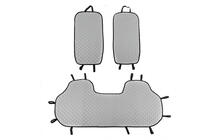 Pokrowce na tylne siedzenia (zestaw, Szary z szarym przeszyciem) zdjęcia 1