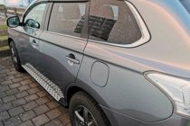 Mitsubishi Outlander 2012-2021 Progi Boczné OEM V1 (2 szt, Aluminium) zdjęcia 5