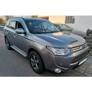 Progi Boczné OEM V1 (2 szt, Aluminium) Mitsubishi Outlander 2012-2021 zdjęcia 2