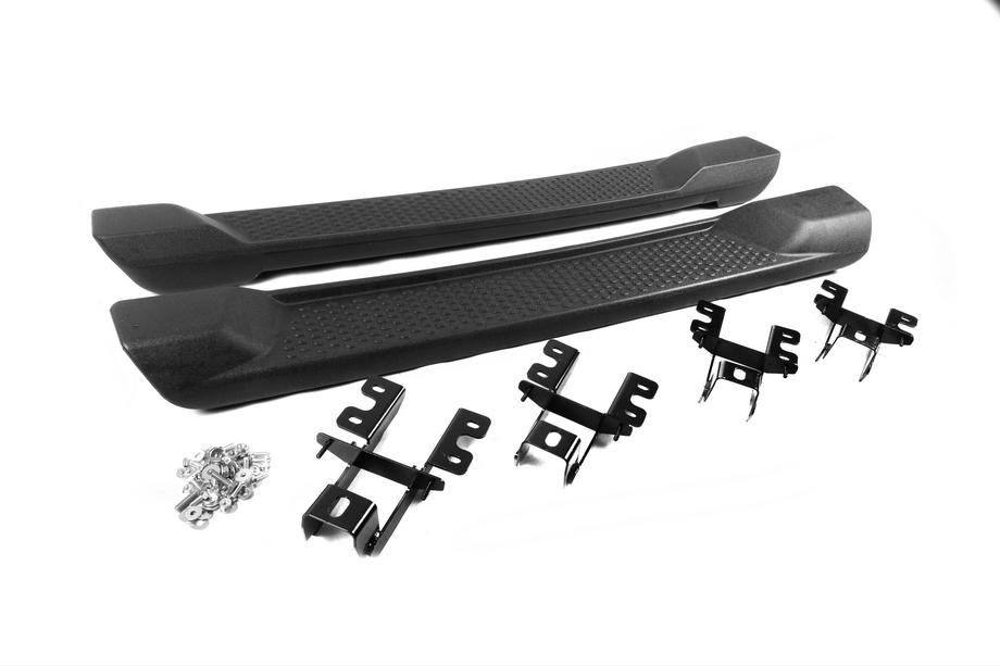 Jeep Wrangler 2018- Progi Boczne OEM V2 (do 3-drzwiowego, zestaw 2 szt.) Zdjęcia 4