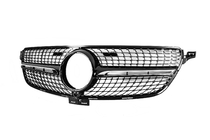 Mercedes GLE/ML сlass W166 2011-2018 Tuning Atrapa Diamond Black (GLE) Bez kamery zdjęcia 3