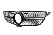 Mercedes GLE/ML сlass W166 2011-2018 Tuning Atrapa Diamond Black (GLE) Bez kamery zdjęcia 7