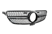 Mercedes GLE/ML сlass W166 2011-2018 Tuning Atrapa Diamond Black (GLE) Bez kamery zdjęcia 8