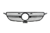 Mercedes GLE/ML сlass W166 2011-2018 Tuning Atrapa Diamond Black (GLE) Bez kamery zdjęcia 9