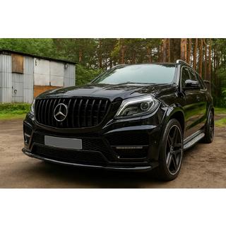 Grill przedni GT Panamericana Black (do GL High) Mercedes GL/GLS сlass X166 2012-2019 zdjęcia 1