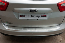 Ford C-Max/Grand C-Max 2010-2019 Nakładka na tylny zderzak OmsaLine (stal nierdzewna) zdjęcia 2