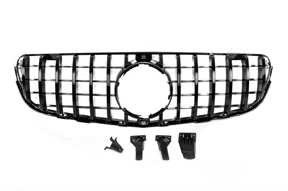 Mercedes GLC X253 2015-2022 Przedni Grill GT Panamericana Czarny (2015-2019) Zdjęcia 2
