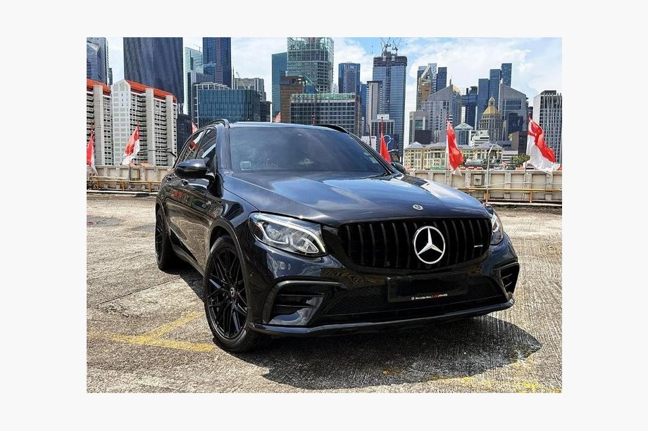 Mercedes GLC X253 2015-2022 Przedni Grill GT Panamericana Czarny (2015-2019) Zdjęcia 7