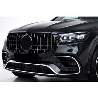 Atrapa Chłodnicy Przednia 2019-2023 (GT Panamericana Czarna) Mercedes GLS X167 2019- zdjęcia 2