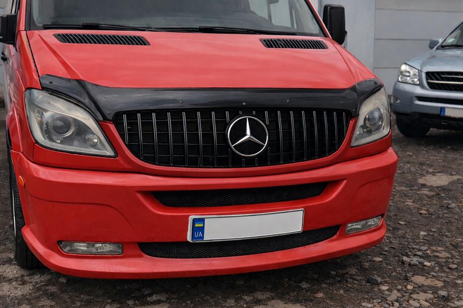 Mercedes Sprinter W906 2006–2018 Przedni Grill GT Panamericana Czarny (2006-2013) Image