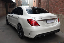 Mercedes C-class W205 2014-2021 Tylny zderzak z dyfuzorem (AMG C63-design 2014-2021) zdjęcia 1