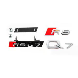 Zestaw emblematów na grill Audi Q7 2015–2026 zdjęcia 2