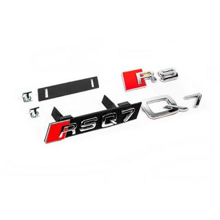 Zestaw emblematów na grill Audi Q7 2015–2026 zdjęcia 3